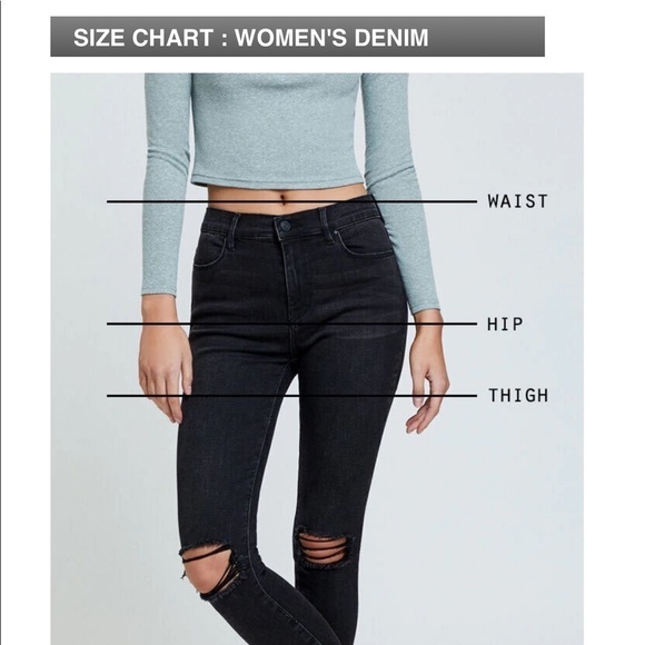 Pacsun Denim Frayed Raw Edge Hem Dark Wash Jean Mini Skirt 25 - Picture 8 of 9